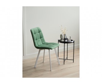 Стул на металлокаркасе Чилли фисташковый / белый