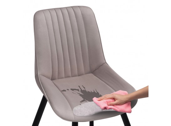 Комплект стульев Вейв 4 шт латте / черный в Каменске-Уральском