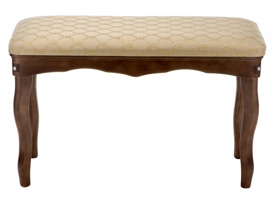 Банкетка Амадео орех / бежевый в Каменске-Уральском