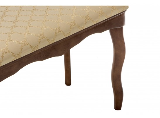 Банкетка Амадео орех / бежевый в Каменске-Уральском