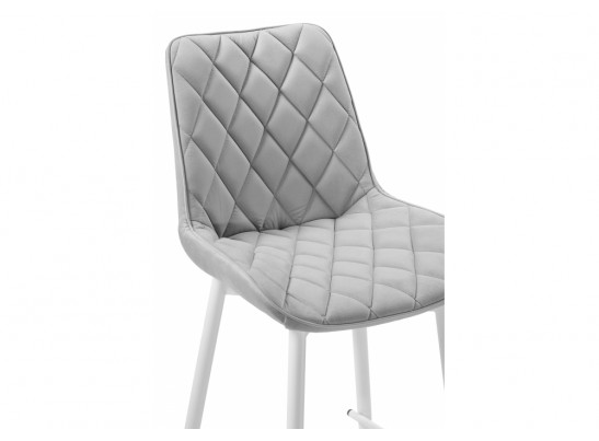 Барный стул Баодин velutto 52 / белый в Каменске-Уральском