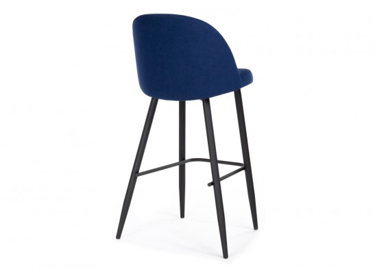 Барный стул Сондре темно-синий / черный каркас в Каменске-Уральском