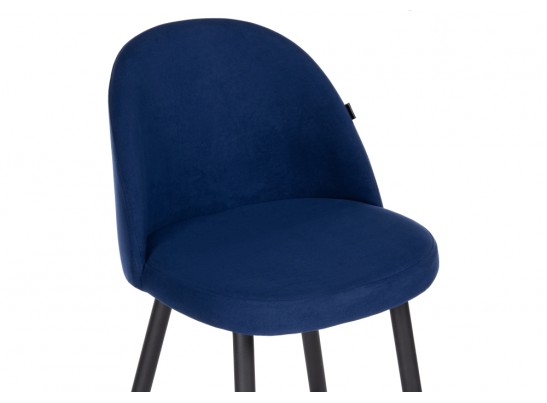 Барный стул Сондре темно-синий / черный каркас в Каменске-Уральском