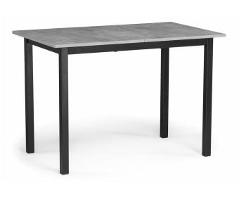 Деревянный стол Аркон 110(130)х68х75 бетон / черный
