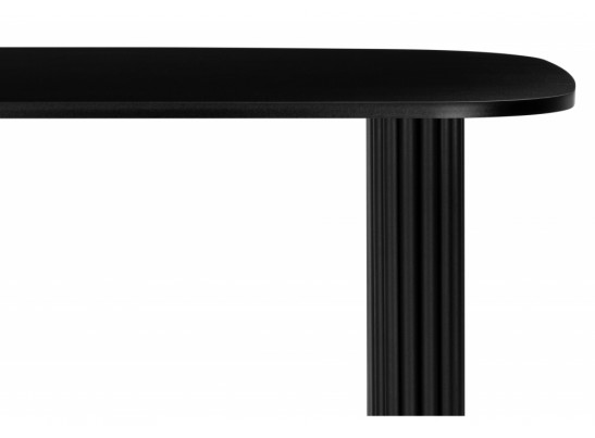 Деревянный стол Бавария B 160 х 90 черная пленка шагрень / черный в Каменске-Уральском