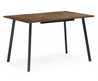 Деревянный стол Кортни 117 (157) x 77 дуб крафт табачный / черный матовый