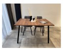 Деревянный стол Кортни 120 (160) x 80 дуб крафт табачный / черный матовый в Каменске-Уральском