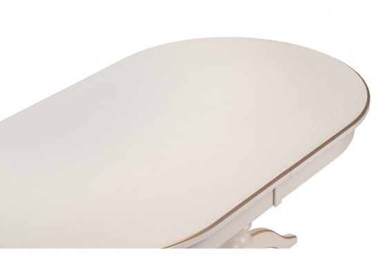 Деревянный стол Красидиано 150 слоновая кость / золото в Каменске-Уральском