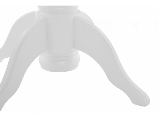 Деревянный стол Павия 90(120)х90х80 белый в Каменске-Уральском