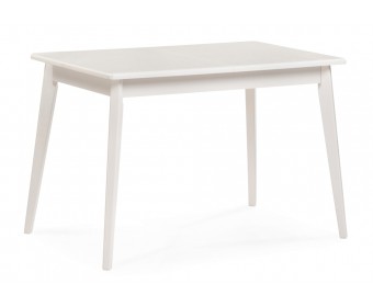 Деревянный стол Улаинс 110(140)х68х75 слоновая кость