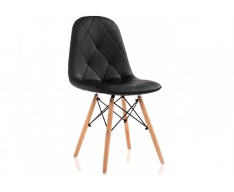 Деревянный стул Kvadro 1 black / wood