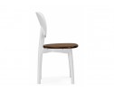 Деревянный стул Окава белый / миланский орех в Каменске-Уральском