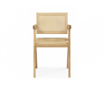 Деревянный стул Rattan wood