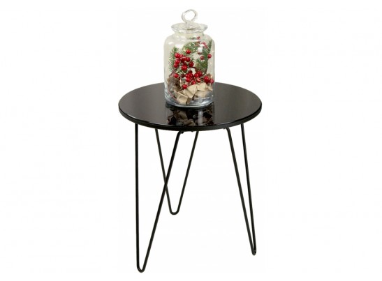 Кофейный столик SHT-CT27 черный глянец / черный муар в Каменске-Уральском