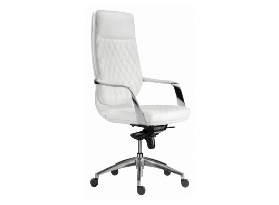 Компьютерное кресло Isida white / satin chrome в Каменске-Уральском