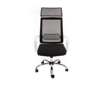 Компьютерное кресло Lion черно-белое