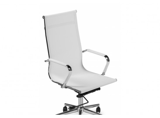 Компьютерное кресло Reus белая сетка / хром в Каменске-Уральском