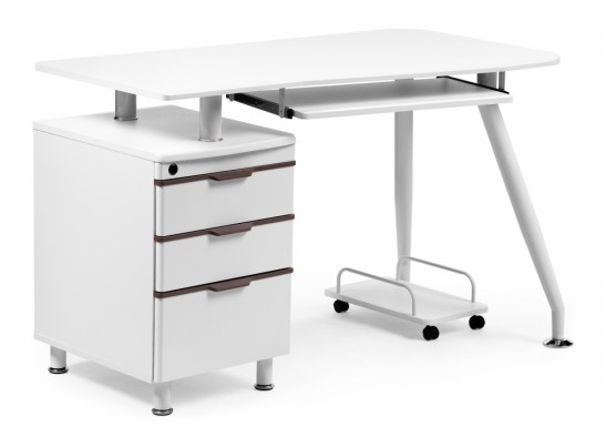 Компьютерный стол Erida 120х60х75 white в Каменске-Уральском