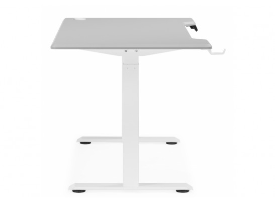 Компьютерный стол Маркос 140х80 светло-серый / белый в Каменске-Уральском