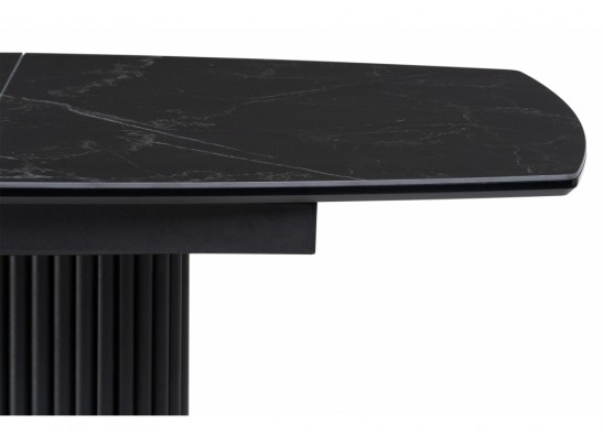 Обеденная группа Амаиа черный мрамор / черный / серый в Каменске-Уральском