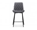 Полубарный стул Баодин велюр темно-серый / черный в Каменске-Уральском