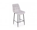 Полубарный стул Челси 360 светло-серый (zd 960) / черный в Каменске-Уральском