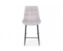 Полубарный стул Челси 360 светло-серый (zd 960) / черный в Каменске-Уральском