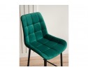 Полубарный стул Челси зеленый (zd 667) / черный в Каменске-Уральском