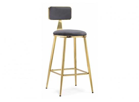 Полубарный стул Persi dark gray / gold в Каменске-Уральском