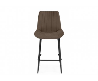 Полубарный стул Седа 360 коричневый (zd 233) / черный
