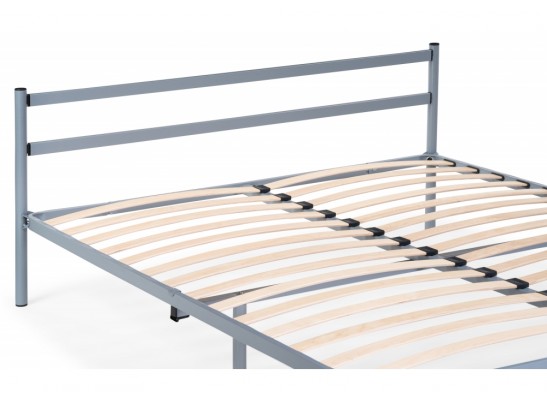 Полутораспальная кровать Фади 140х200 серая в Каменске-Уральском