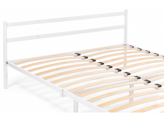 Полутораспальная кровать Фади 140х200 белая в Каменске-Уральском