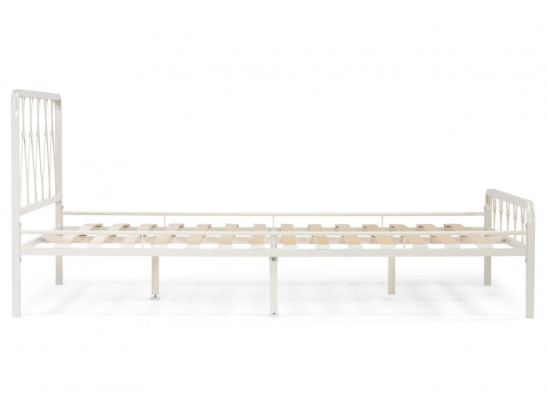 Полутораспальная кровать Иоханна 18 120х200 белая в Каменске-Уральском