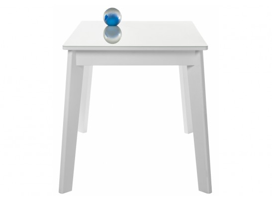 Стеклянный стол Арья белый / шагрень белая в Каменске-Уральском