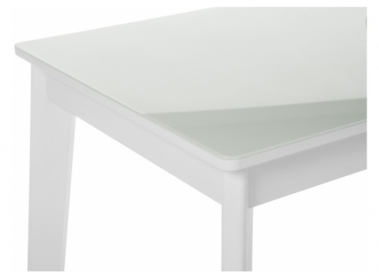 Стеклянный стол Арья белый / шагрень белая в Каменске-Уральском