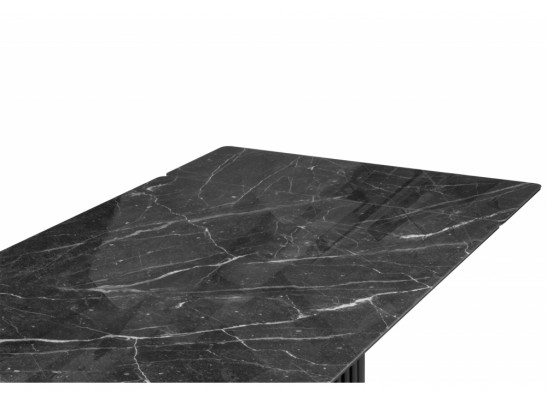 Стеклянный стол Мален 240x110 дарк / черный в Каменске-Уральском