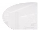 Стеклянный стол Rock 80х75 white / black в Каменске-Уральском