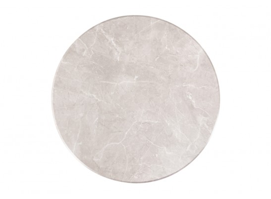 Деревянный стол Абилин 90х76 мрамор светло-серый / черный матовый в Каменске-Уральском