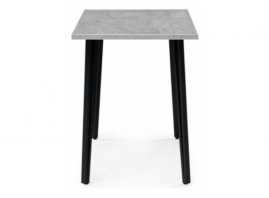 Стол Денвер Лофт 120х60х75 25 мм бетон / черный матовый в Каменске-Уральском