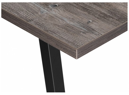 Стол Эльпатия 150 дуб рошелье / черный матовый в Каменске-Уральском