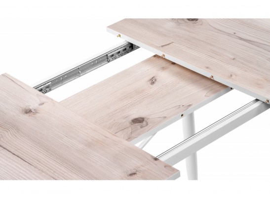 Стол раскладной Гуанг бискайская сосна / белый в Каменске-Уральском