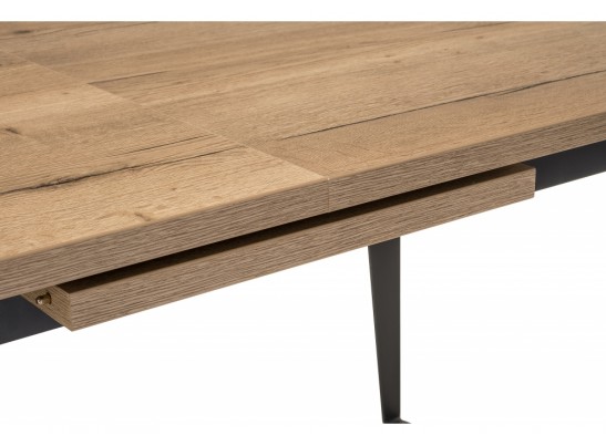 Стол Кхал галифакс натуральный / графит в Каменске-Уральском