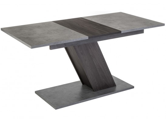Стол на тумбе Тирион бетон чикаго серый / дуб гладстоун табак в Каменске-Уральском