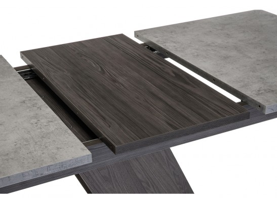 Стол на тумбе Тирион бетон чикаго серый / дуб гладстоун табак в Каменске-Уральском