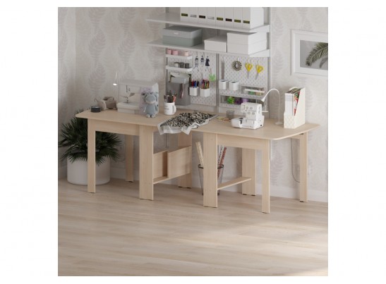 Стол обеденный раздвижной СтК7 дуб молочный в Каменске-Уральском