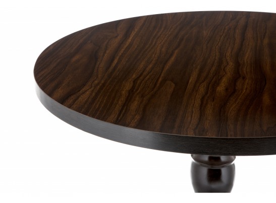 Стол Вилмар с глянцевой столешницей темное дерево в Каменске-Уральском