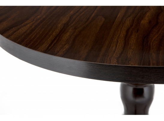 Стол Вилмар с глянцевой столешницей темное дерево в Каменске-Уральском