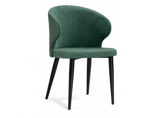 Стул на металлокаркасе Алсисар катания изумруд / черный в Каменске-Уральском