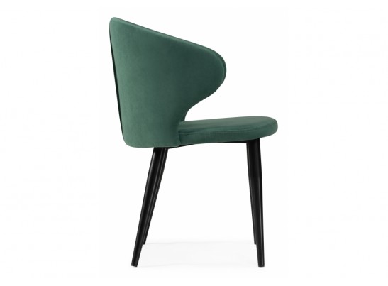 Стул на металлокаркасе Алсисар катания изумруд / черный в Каменске-Уральском