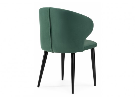 Стул на металлокаркасе Алсисар катания изумруд / черный в Каменске-Уральском